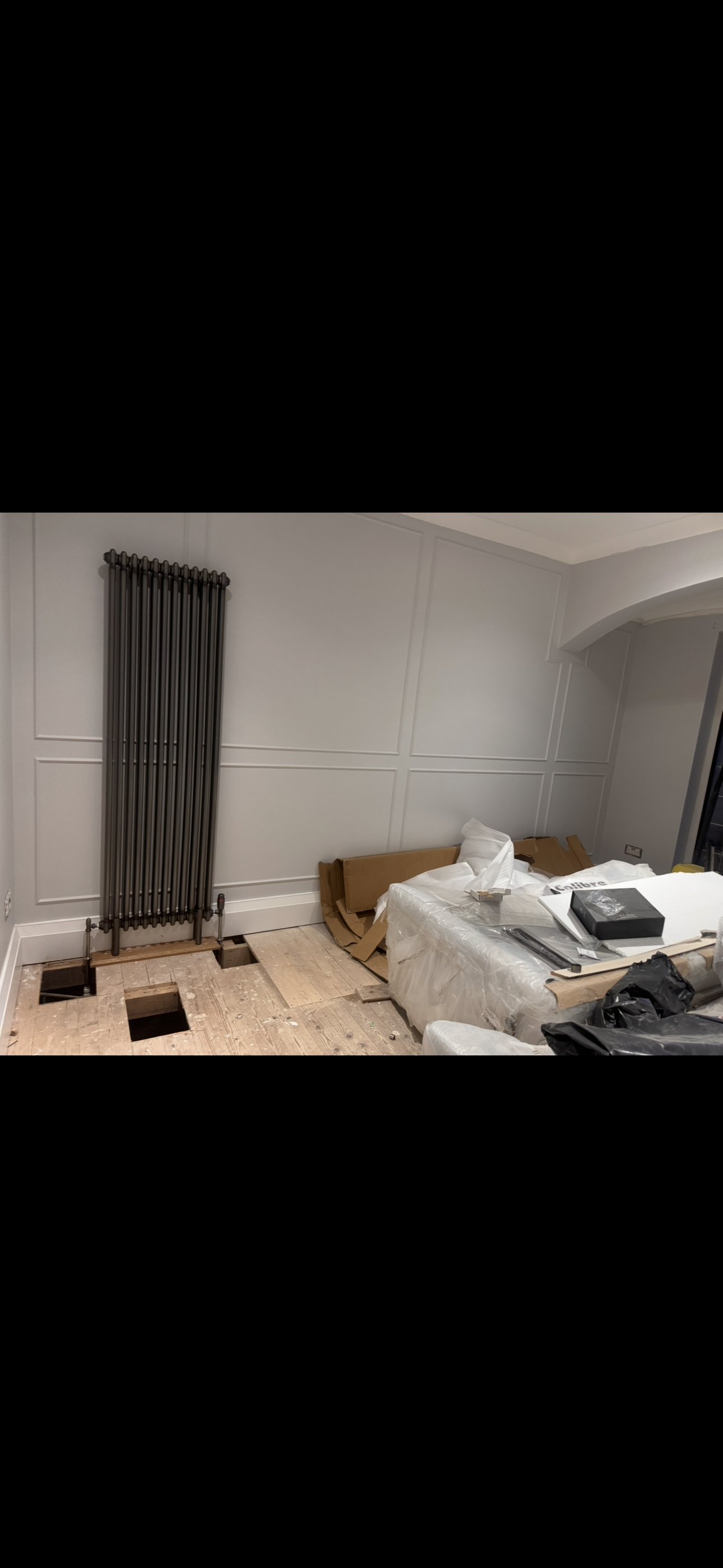 Radiator pipework and TRV upgrade