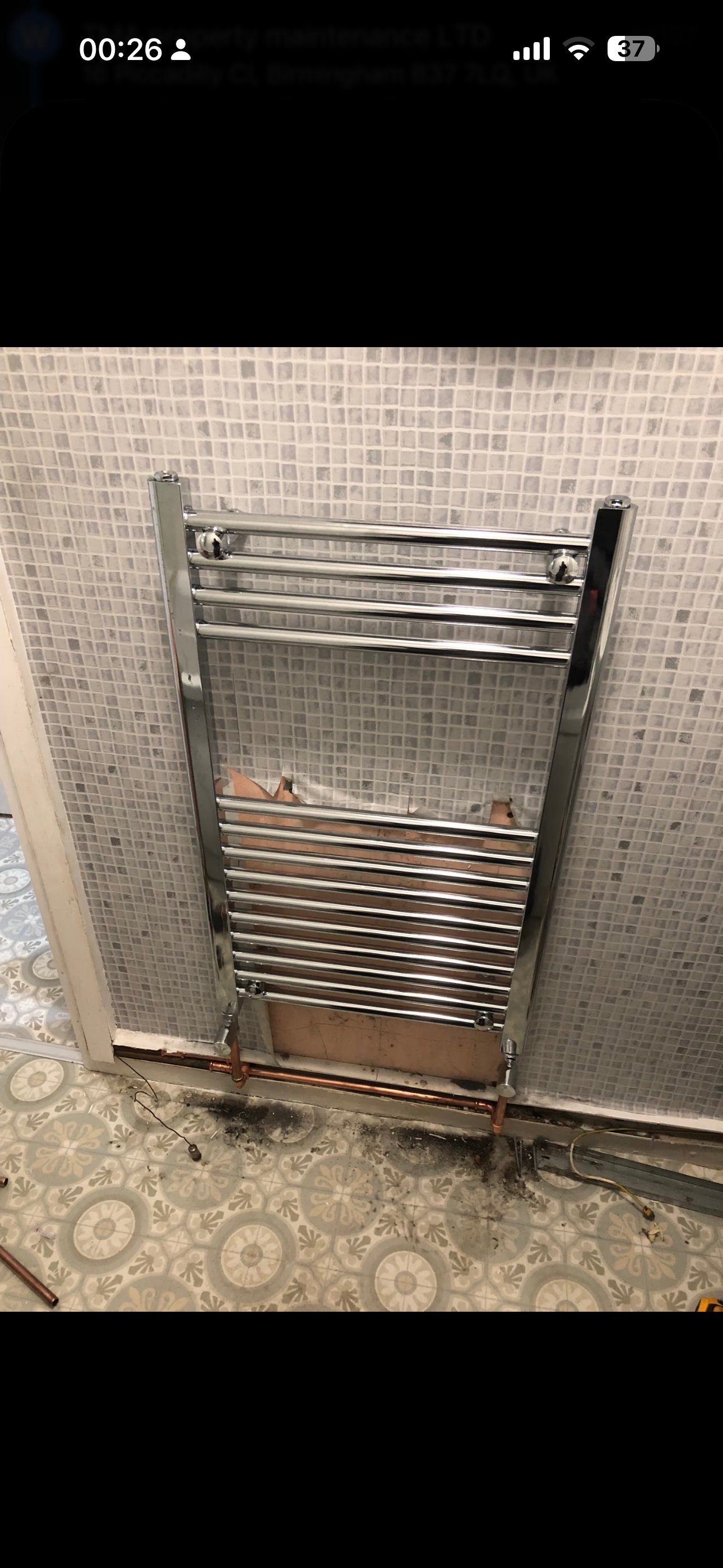 Radiator system balanced and running